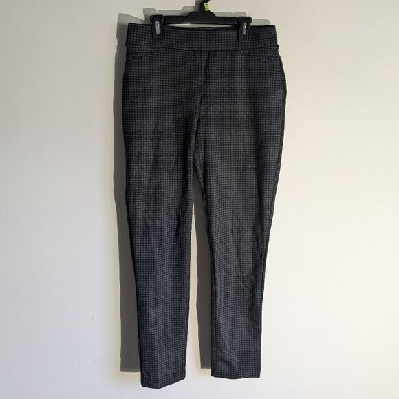 Calvin Klein Houndstooth Pull On Dress Pants Women's Size 6 - Picture 2 of 7